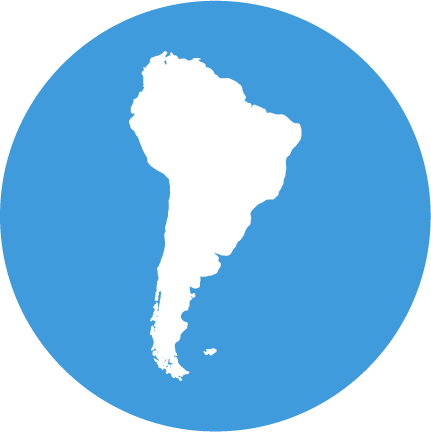 Latin America - South America Africa Map (431x432)