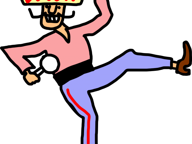 Latin Clipart Mexican Dance - Dancing Mexican Cartoon (640x480)