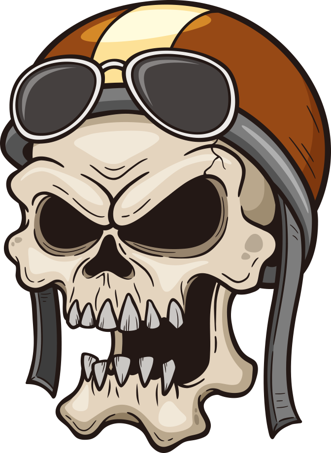 Skull Photography Illustration Royalty-free Vector - Gambar Tengkorak Pilot (672x920)