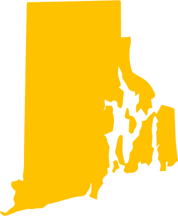 Rhode-island - Rhode Island State Silhouette Vector (364x442)