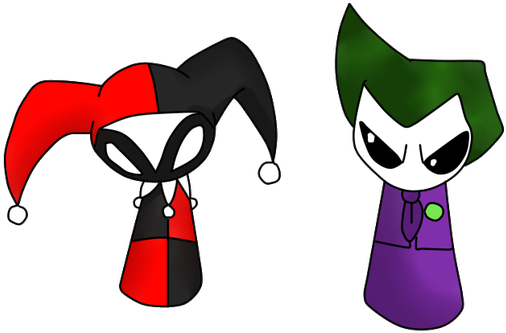 Thejokerandharleyquinn Explore On Deviantart Thepuddins - Joker And Harley Quinn Drawings Easy (517x350)