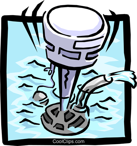 Water Pump Royalty Free Vector Clip Art Illustration - Electric Water Pumps Clipart (450x480)