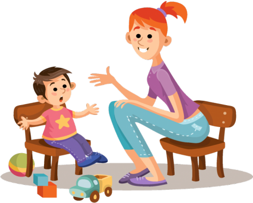 Living Room Clipart Obedient Child - Child Psychologist Cartoon (640x480)