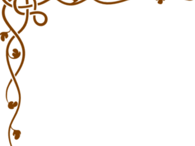 Curl Clipart Vine Design - Wedding Border Design Black (640x480)
