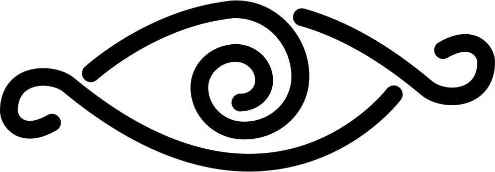Freeuse Library Eye With Lines Design Variant Svg Png - Circle (980x342)