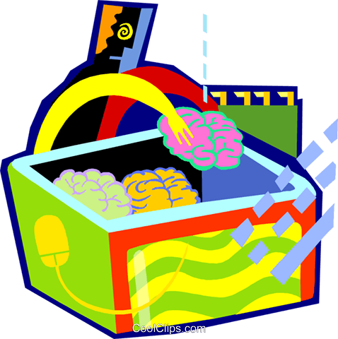 Metaphor Brain Trust Royalty Free Vector Clip Art - Metaphor Brain Trust Royalty Free Vector Clip Art (478x480)