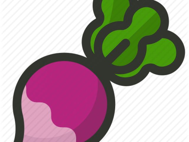 Radish Clipart Transparent - Veggie Icon (640x480)
