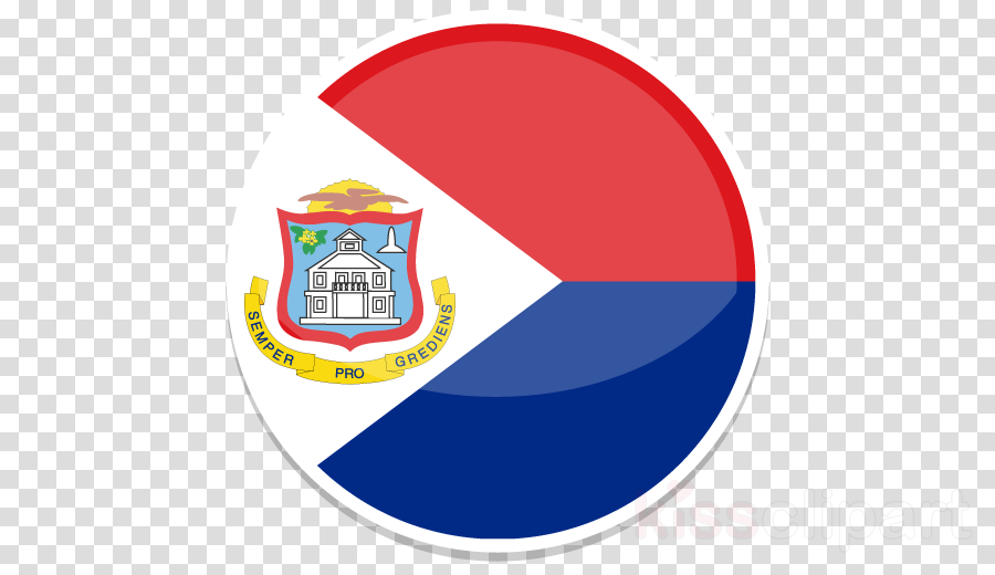 St Maarten Flag Clipart Flag Of Sint Maarten Philipsburg - Png Captain America Shield (900x520)