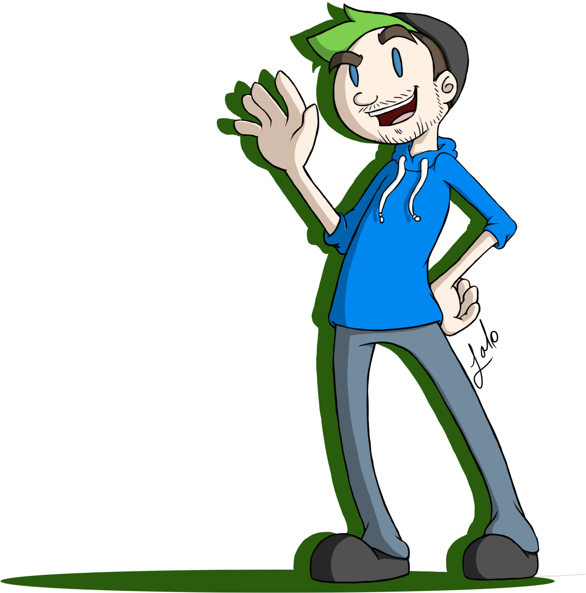 “ I Drew A @therealjacksepticeye - Cartoon (1280x1273)