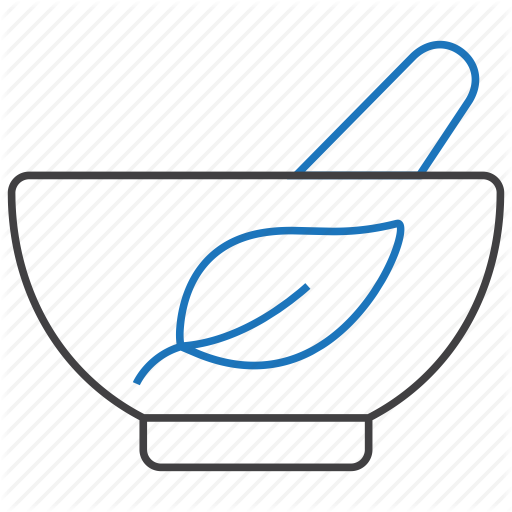 Herbal Mortar Pharmacology Icon - Herbal Mortar Pharmacology Icon (512x512)