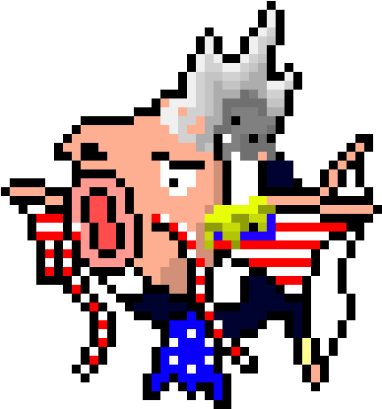 George Washington - Cartoon (440x460)