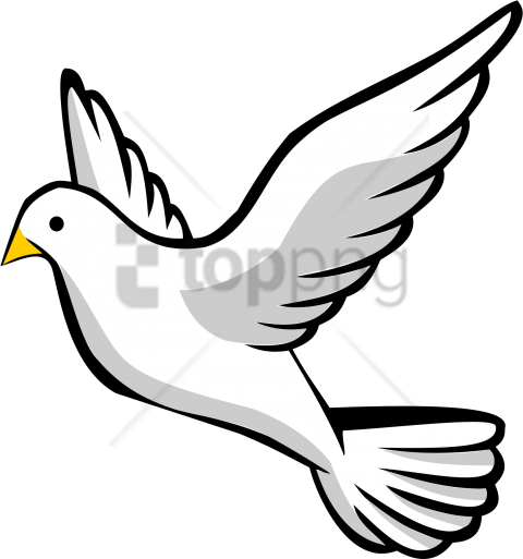Free Png Transparent Background Dove Png Image With - Transparent Background Dove Clipart (480x513)