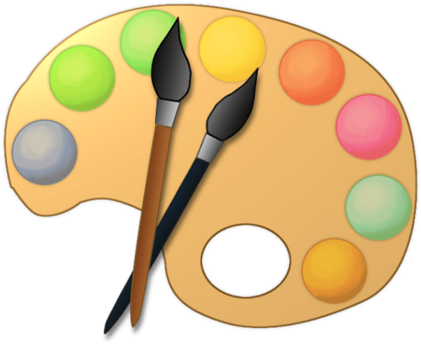Artist Paint Palette Clipart 2 By Alexandria - Paint Palette Clipart Png (800x638)