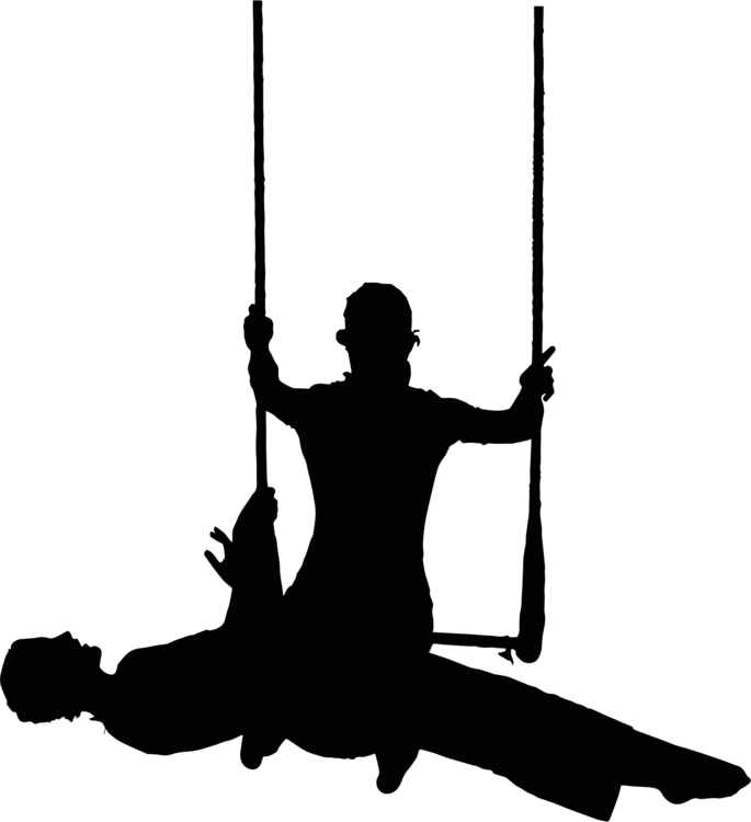 Circus Silhouette Painting Street Art - Circus Artist Silhouette Png (685x750)