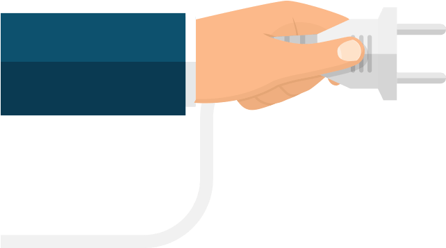 Sky Error Left Hand - Illustration (664x402)