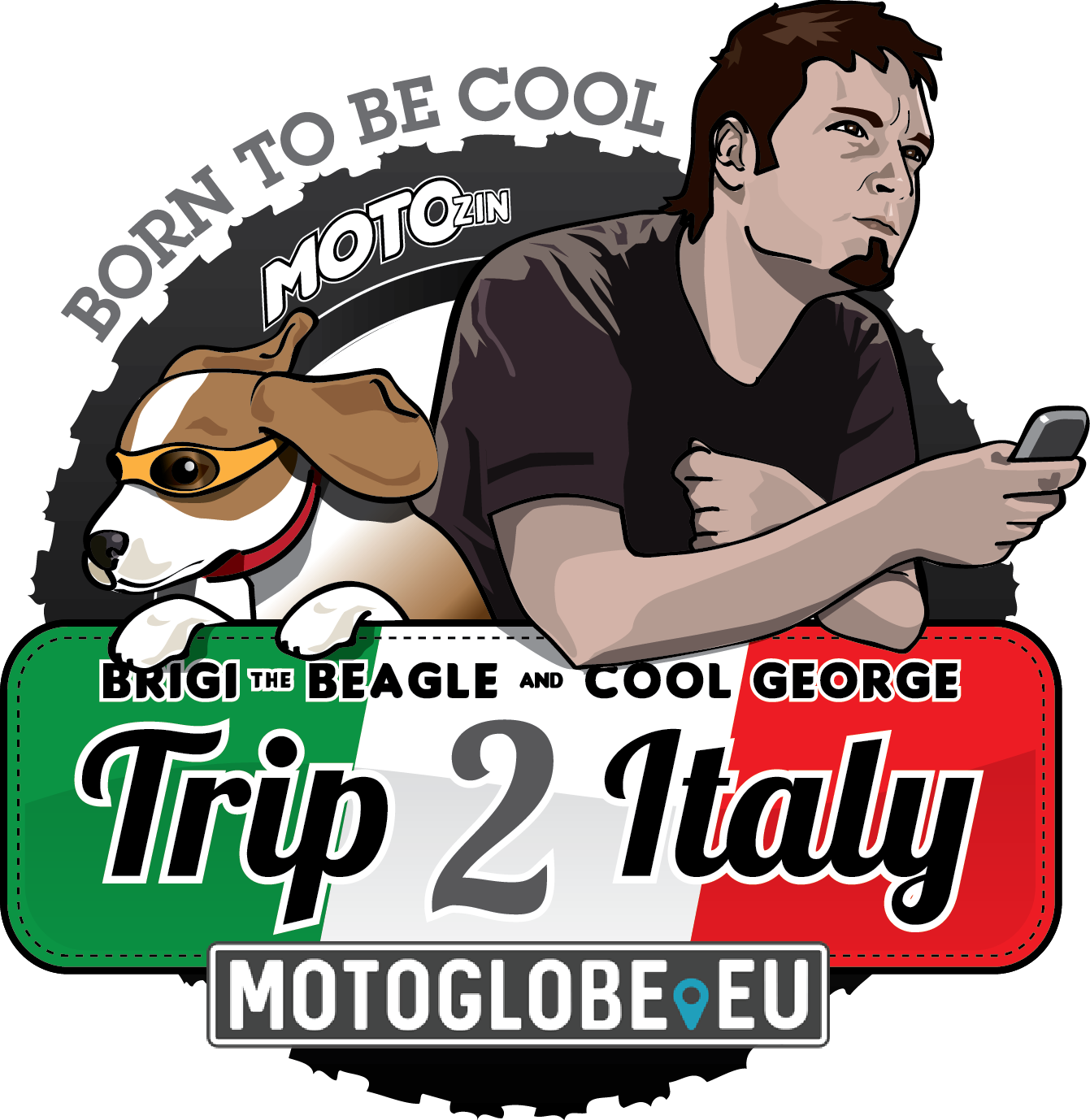 Brigi And Gyuri's Brand New Travel Destination - Cartoon (1341x1378)
