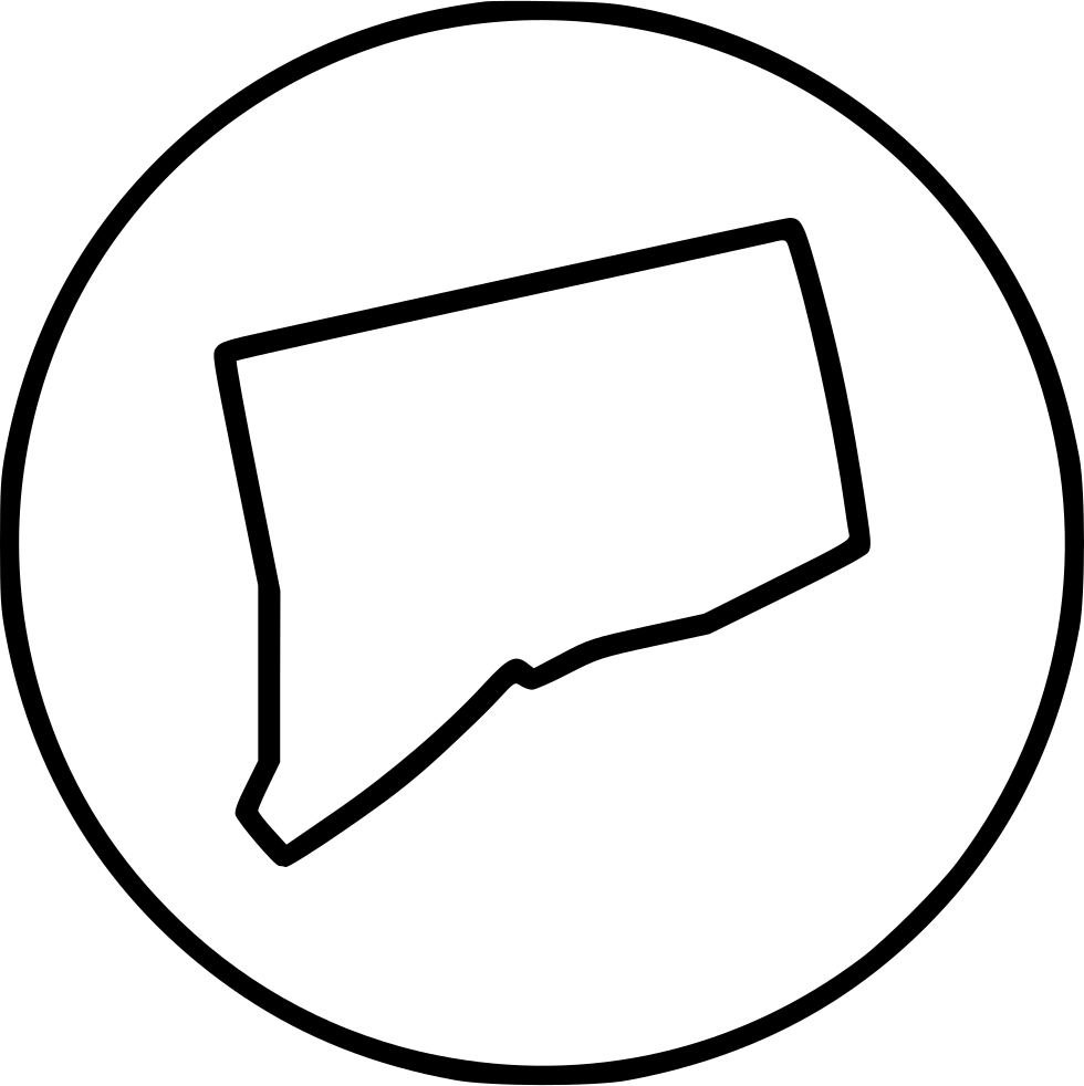 Connecticut Comments - Line Art (980x982)