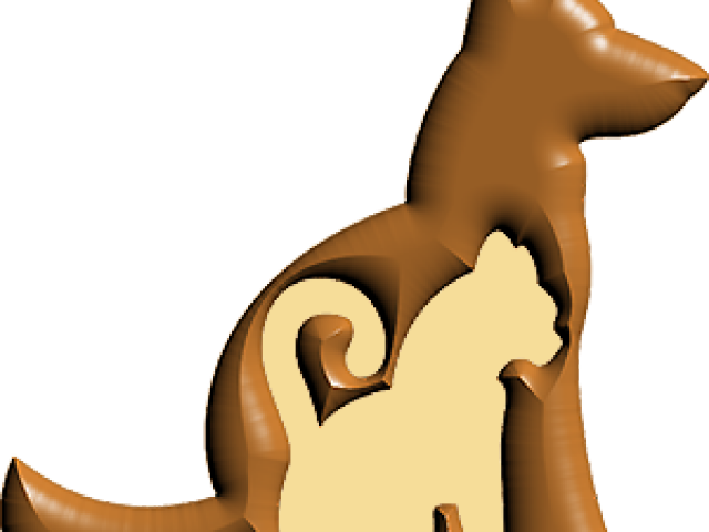 Perro Clipart Brown Dog - Cat Jumps (640x480)