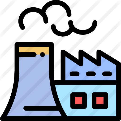 Industry Clipart Nuclear Factory - Industry Clipart Nuclear Factory (512x512)