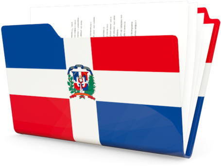 Illustration Of Flag Of Dominican Republic - Dominican Republic Flag (455x342)