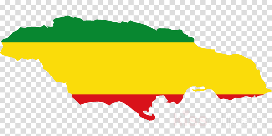 Jamaica Map Rasta Clipart Flag Of Jamaica Rastafari - Red Emoji Png Transparent (900x450)