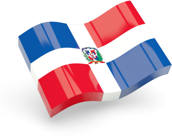 Dominican Republic Flag 3d , Png Download - Flag Spain Logo Png (583x460)