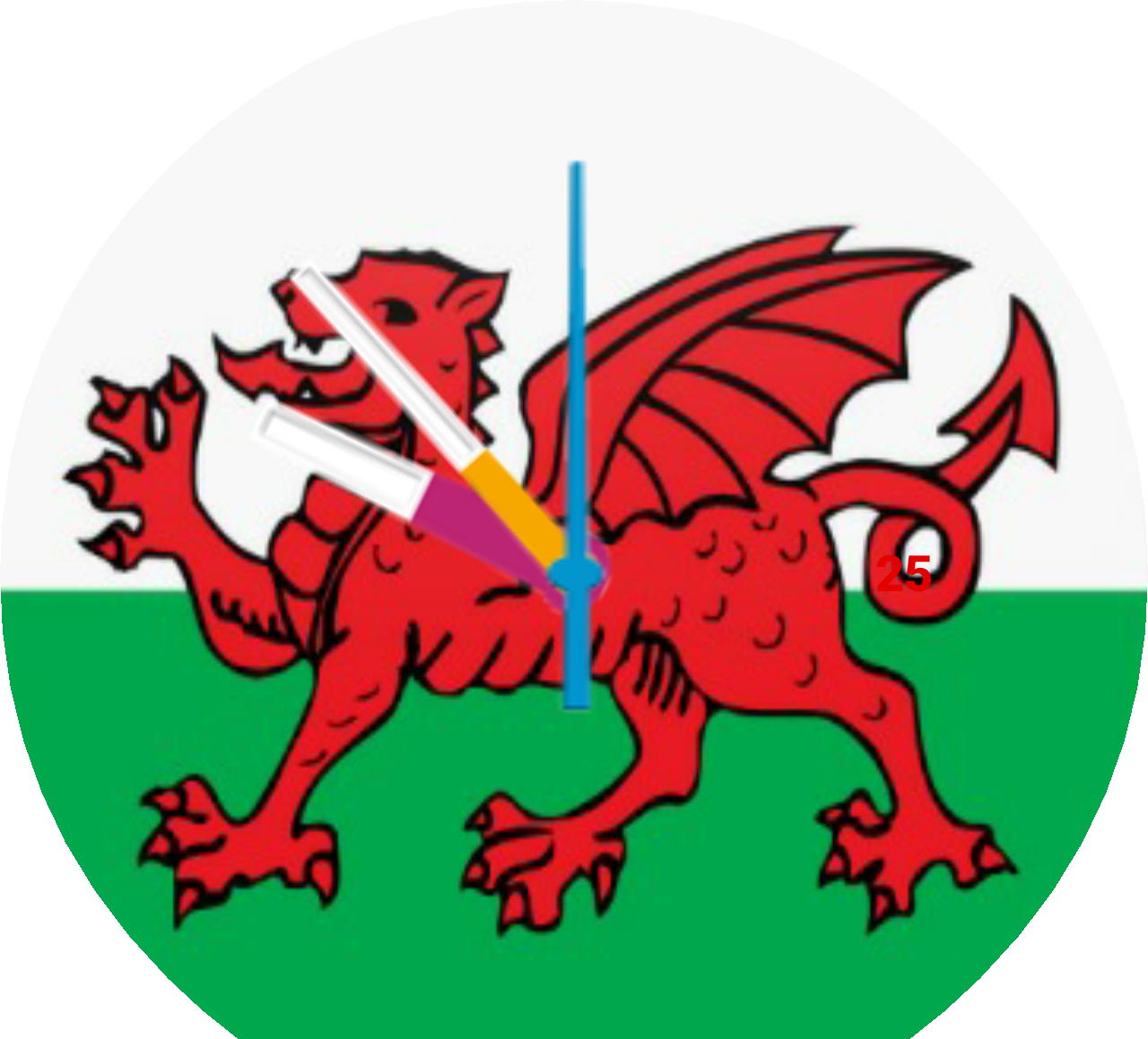 Welsh Flag Watch Face Preview - Welsh Flag Watch Face Preview (1280x1160)