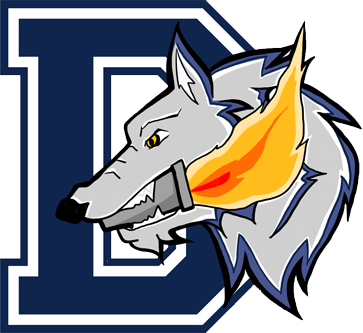 Home Of The D' Wolves - Boonton High School Logo (363x333)