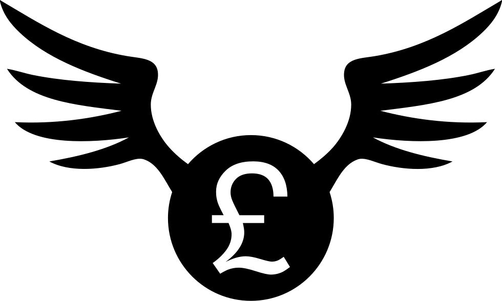 British Pound Coin With Wings Svg Png Icon Free Download - Emblem (980x588)