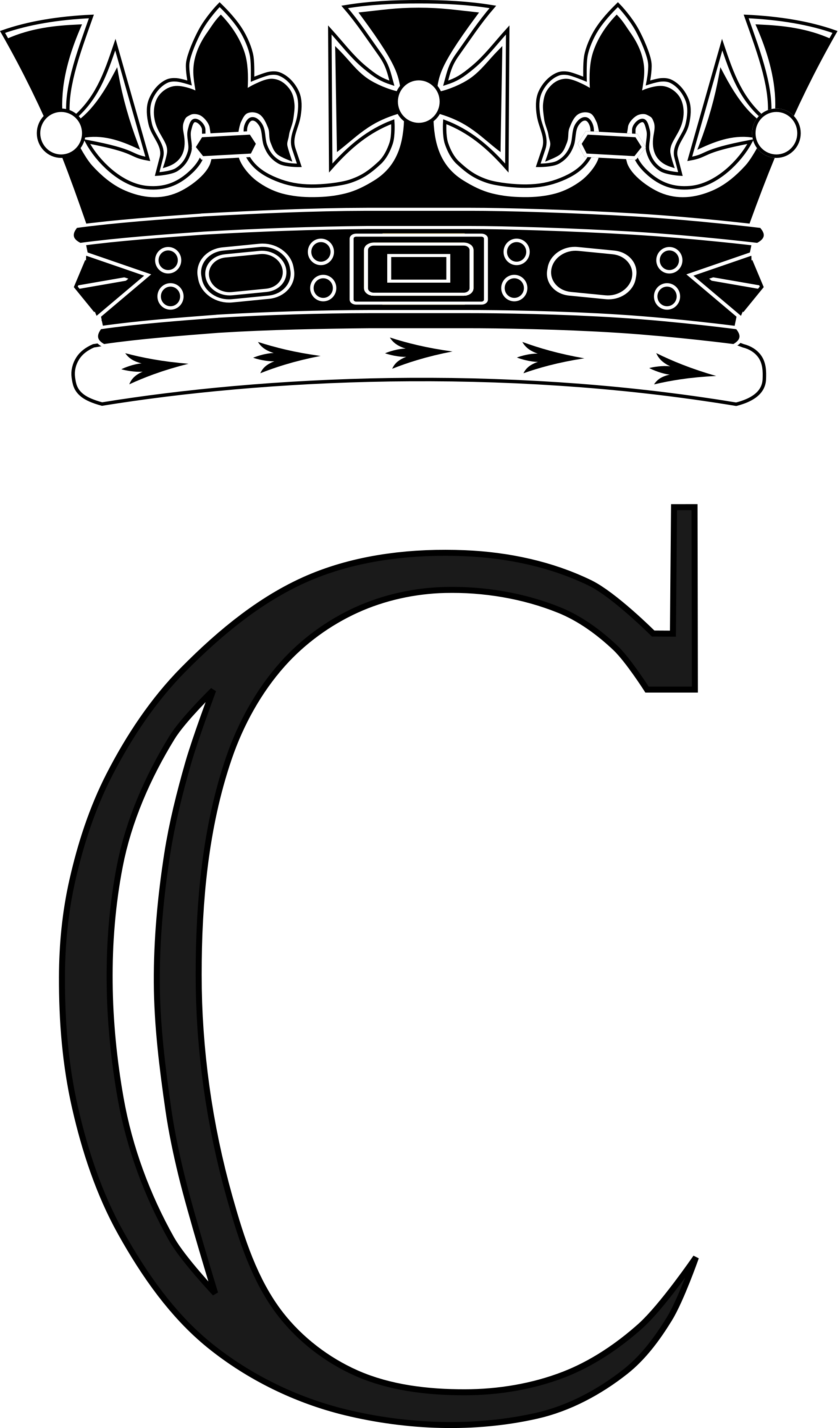 Picture Royalty Free Stock File Royal Monogram Of Charles - William And Kate Joint Monogram (2000x3400)