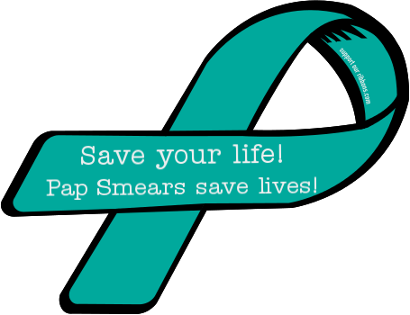 Save Your Life / Pap Smears Save Lives - Ia Survivor Of Domestic Violence (455x350)