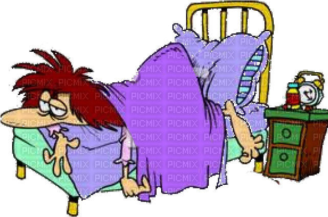 Bed Clipart Tired - Crawling Out Of Bed (640x480)