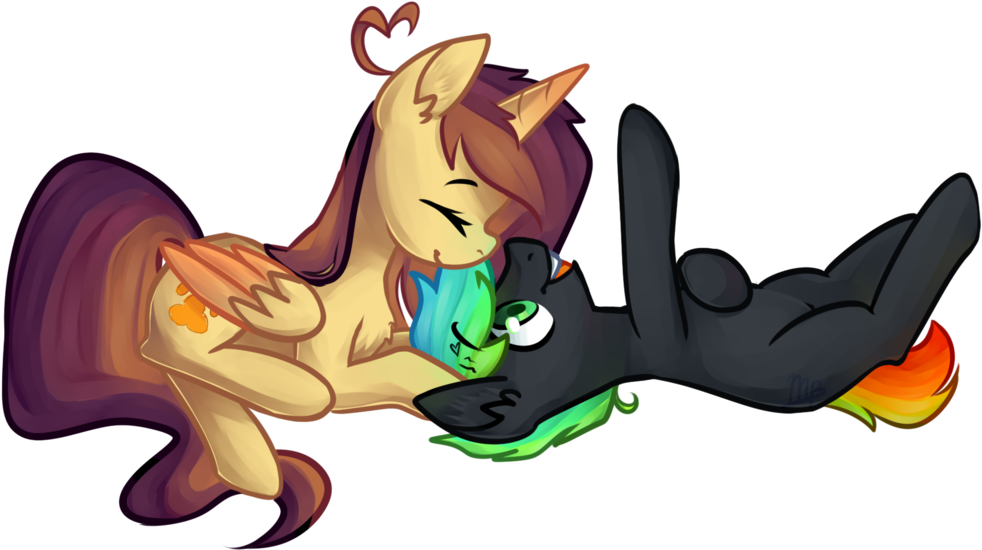 Goshhhh, Fake Horn, Female, Glessi, Male, Oc, Oc - Cartoon (1024x610)