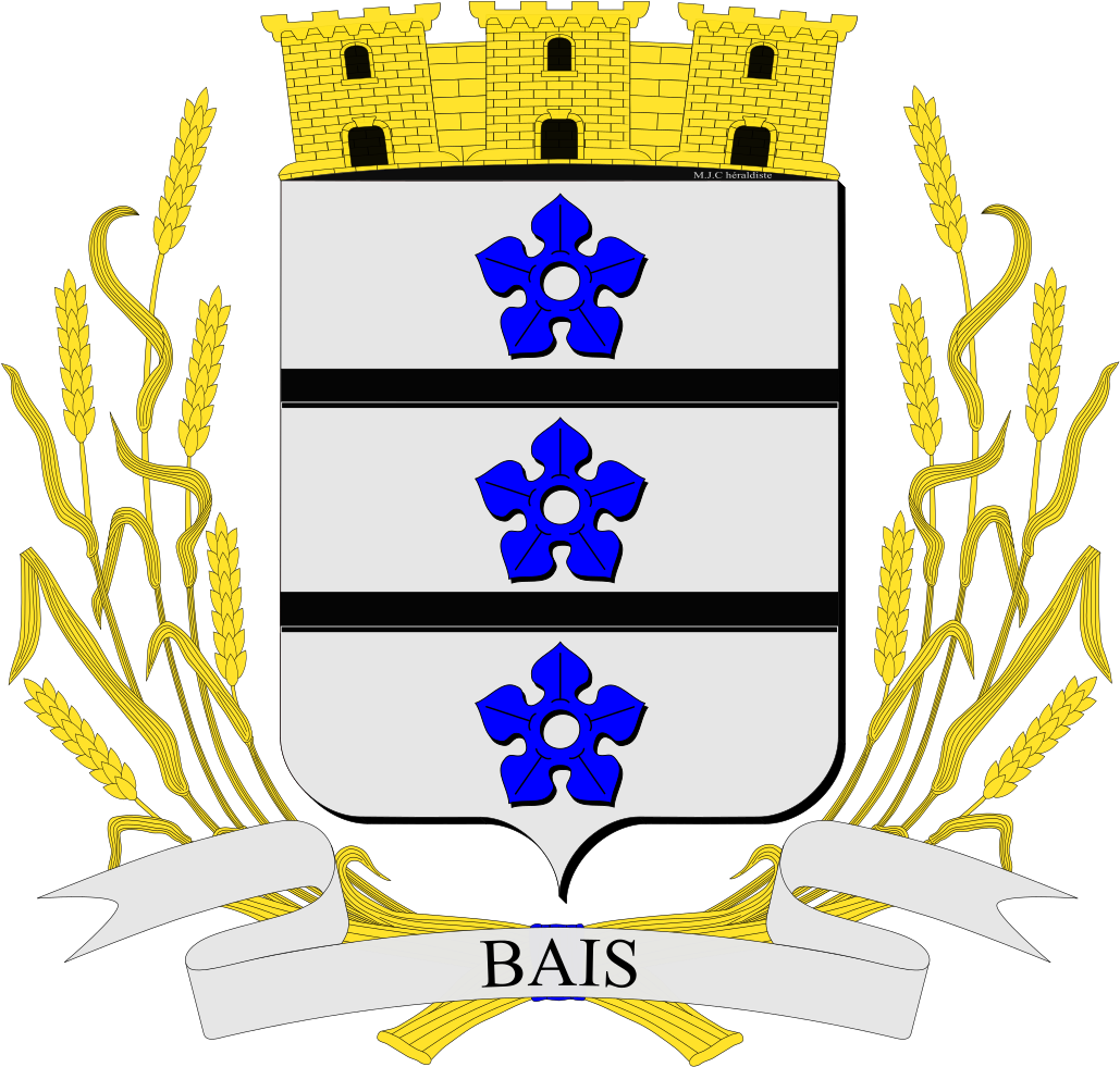 Blason Bais - Blason Communes Mayenne Jc Molinier (1061x1024)