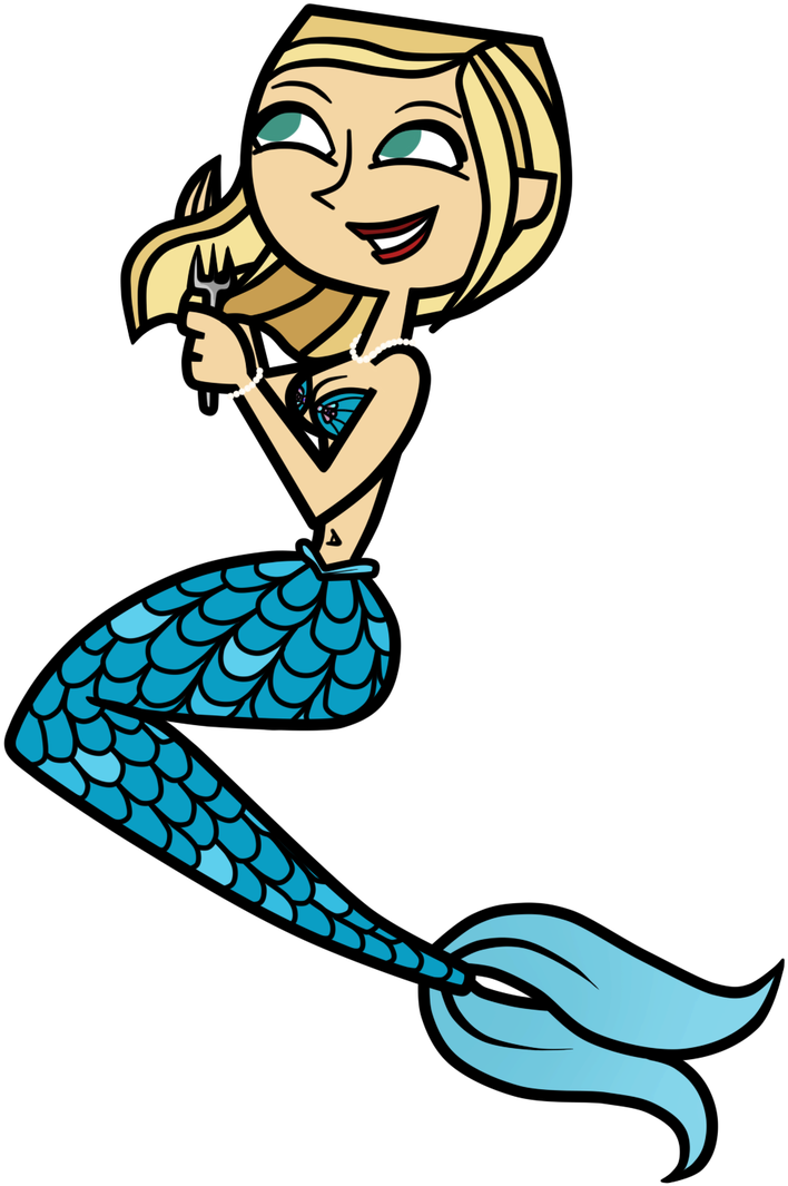Sammy The Mermaid - Deviantart Total Drama Sammy (730x1095)