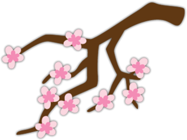 Simple Clipart Cherry Blossom - Cherry Blossom Free Svg (640x480)