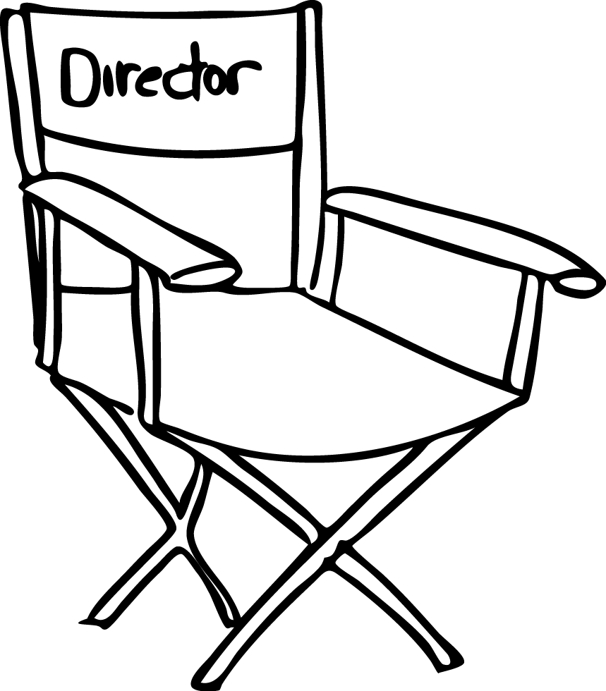 Design S For Sale Directors Asda High - Director Chair Drawing Png (859x980)