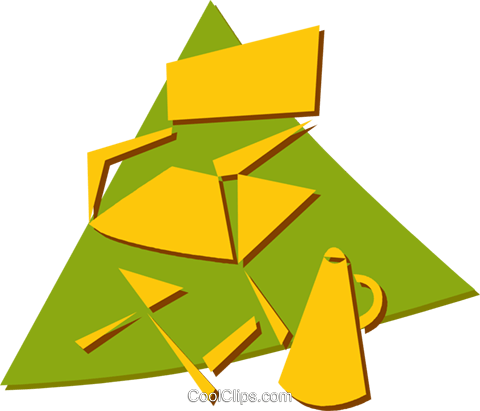 Director's Chair Royalty Free Vector Clip Art Illustration - Triangle (480x411)