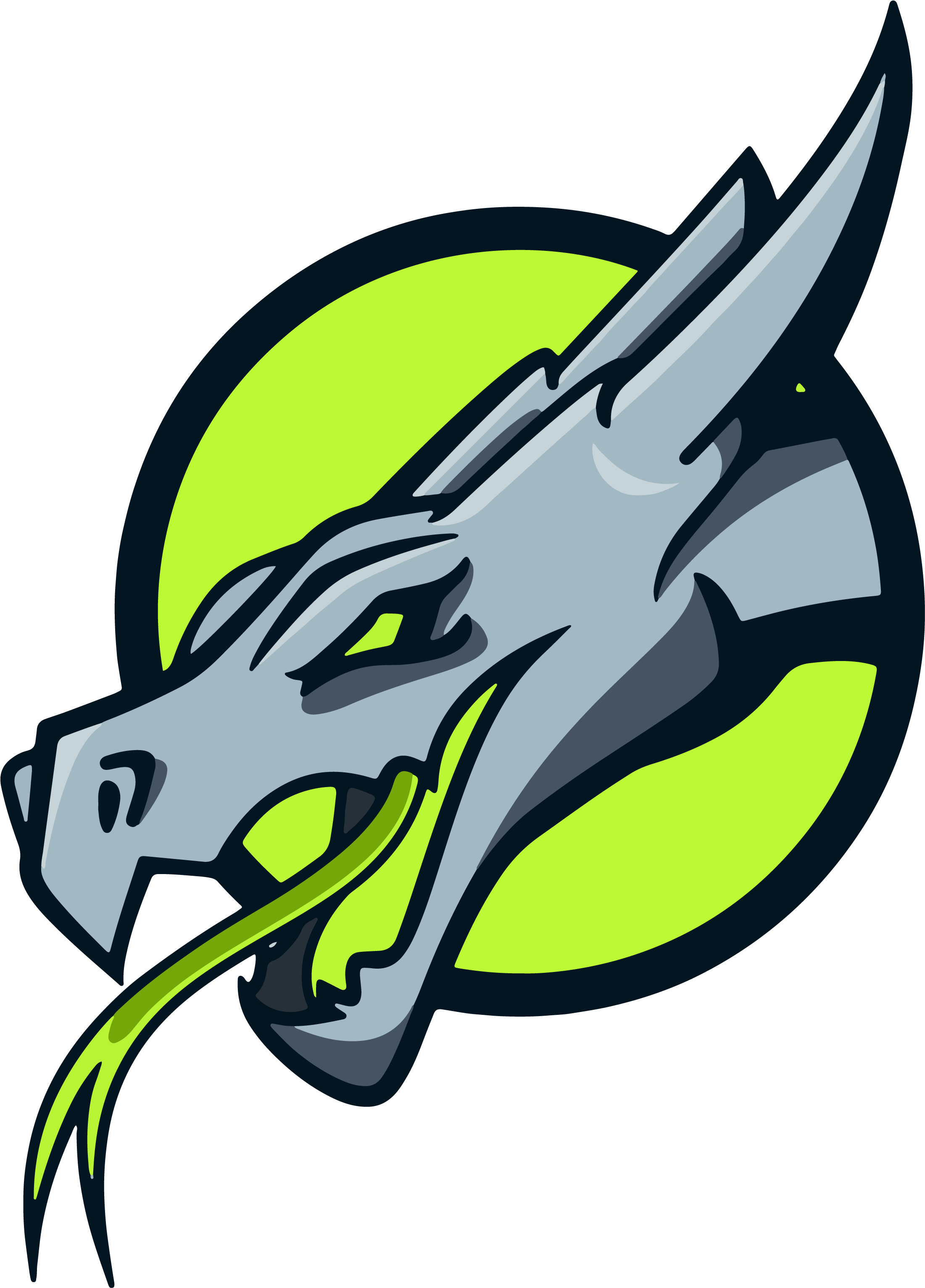Secondary Logo - Dota 2 Team Logo Spirit (2500x3341)