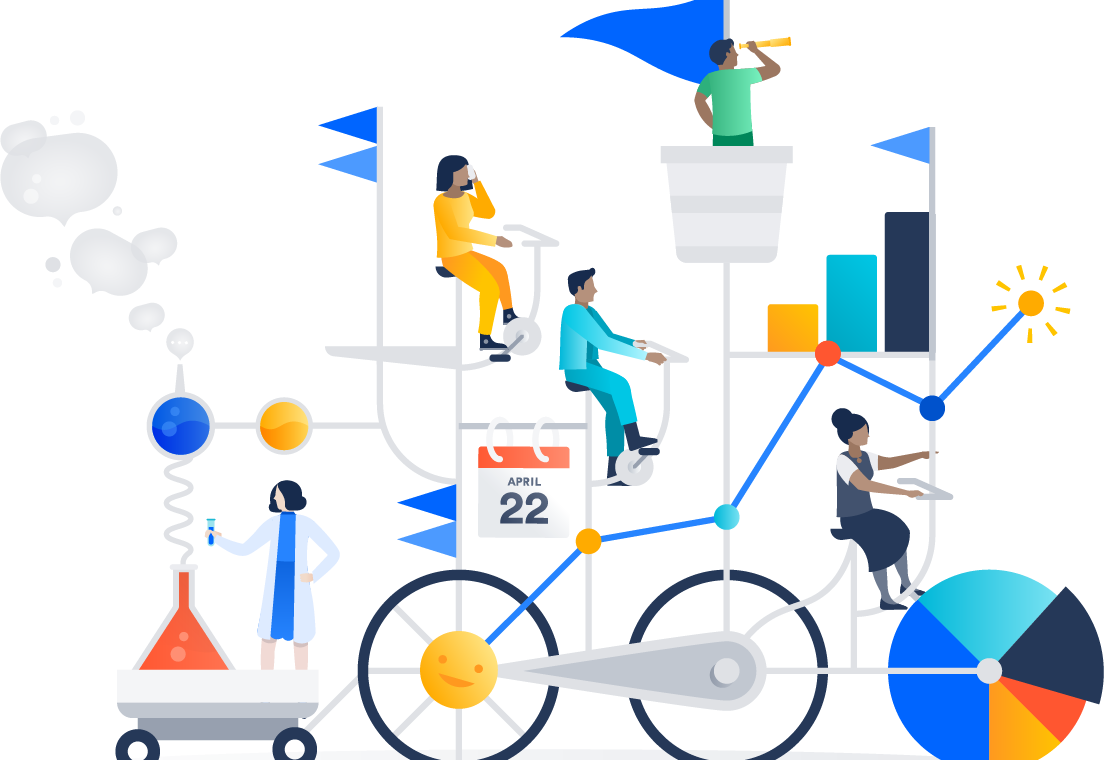 How The Best Teams In The World Run On Jira Software - Jira Illustration (1104x760)