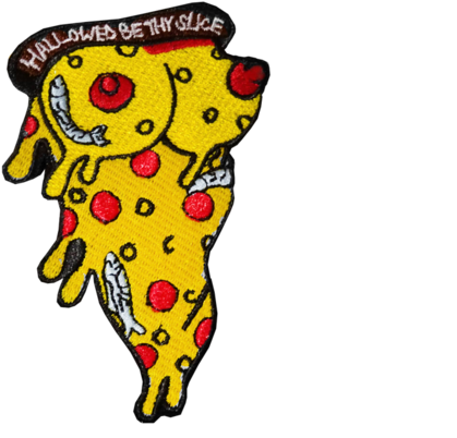 Pizza Boobs Illustration (600x600)