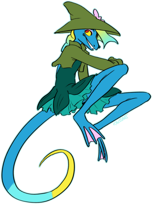 Chalchiuhtlicue Tumblr Ⓒ - Calamity Chalchiuhtlicue (500x682)