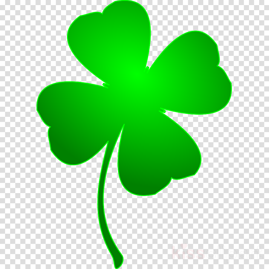 St Patricks Day Clover Clipart National Shamrockfest - 4 Leaf Clover Png (900x900)