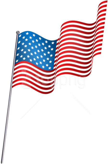 Free Png Download American Waving Flag Png Clipart - Small American Flag Png Transparent (480x698)