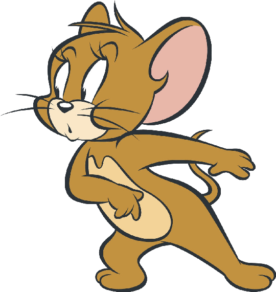 Cartoon Characters Tom And Jerry Clipart - Jerry Tom And Jerry Cartoon (600x600)
