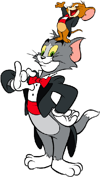 Cartoon Characters Tom And Jerry Clipart Clipart - Tom E Jerry Png (600x600)