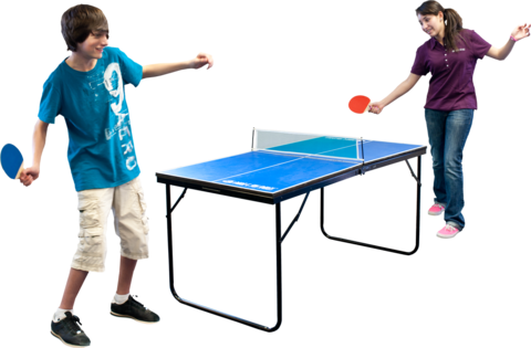 Clip Art Online - People Playing Table Tennis (480x315)