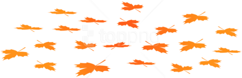 Free Png Download Fallen Autumn Leaves Clipart Png - Illustration (850x272)