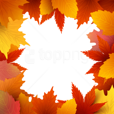 Free Png Download Autumn Leaves Frame Border Png Clipart - Igreja Do Nazareno Semeando Esperança (480x480)