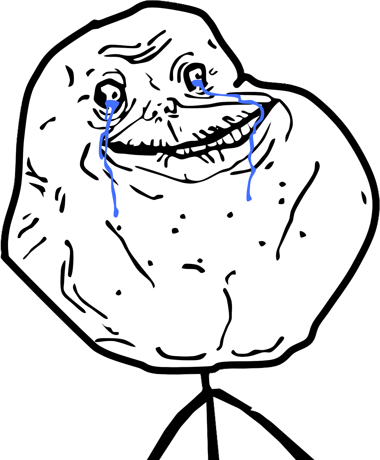 1324 X 1600 6 - Forever Alone Face Png (1324x1600)